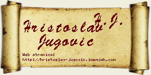 Hristoslav Jugović vizit kartica